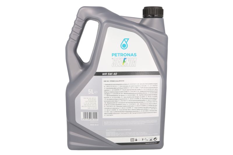 Ulei de motor Petronas Selenia WR 5W40 ACEA B3,B4 5L - imagine 2