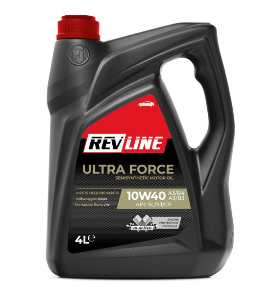 Ulei de motor Revline Ultra Force 10W40 ACEA A3,B3,B4 4L