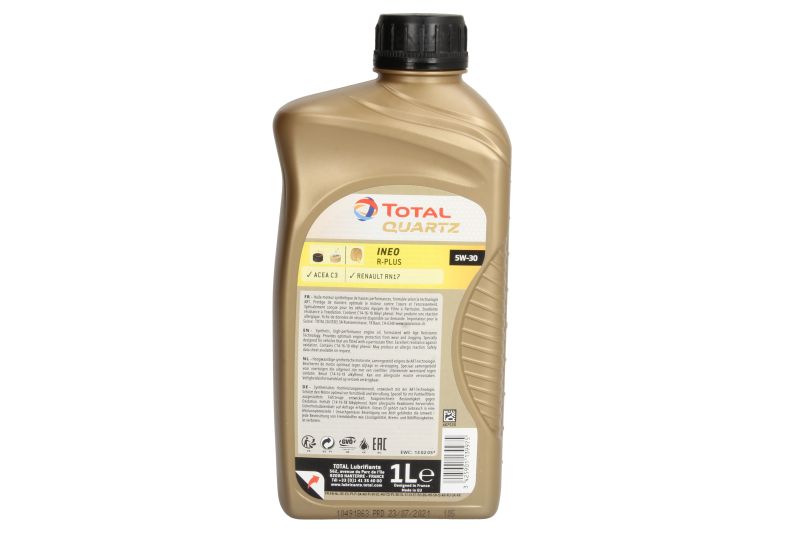 Ulei de motor Total Quartz INEO R Plus 5W30 ACEA C3,C2 1L - imagine 2