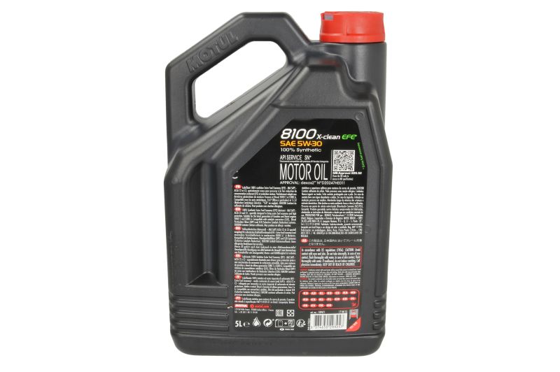 Ulei de motor Motul 8100 X-clean efe 5W30 ACEA C2,C3 5L - imagine 2