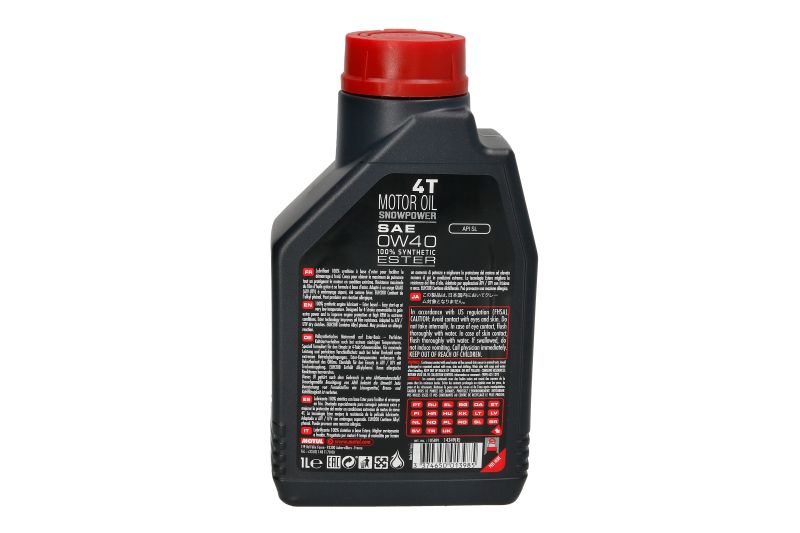 Ulei de motor Motul Snow Power 0W40 API SL 1L - imagine 2