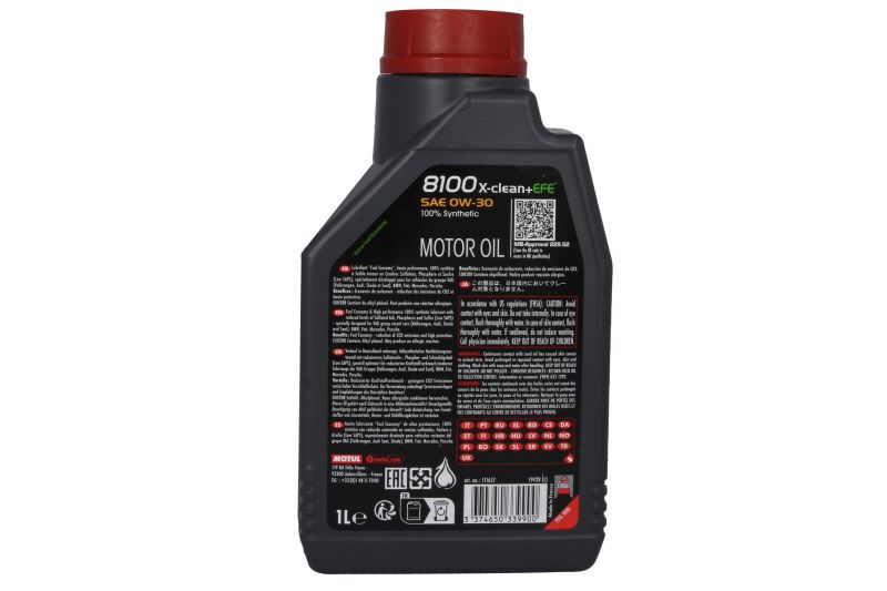 Ulei de motor Motul 8100 X-clean EFE 0W30 C3 1L - imagine 3