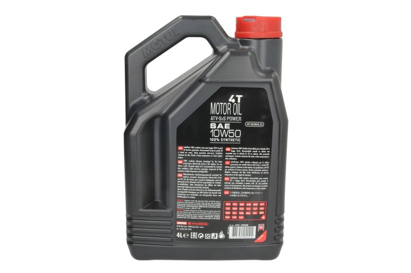 Ulei de motor Motul ATV-SXS Power 10W50 API SJ 4L - imagine 2
