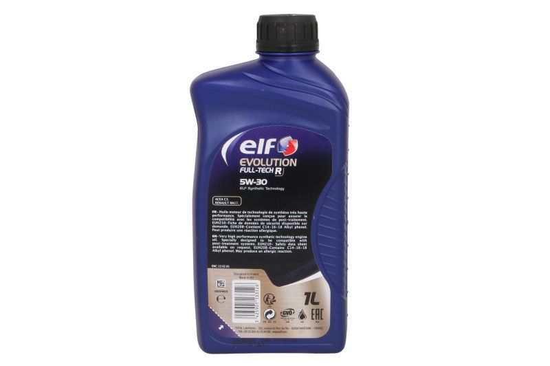 Ulei de motor Elf Evolution Full-Tech R 5W30 ACEA C3,C2 1L - imagine 2