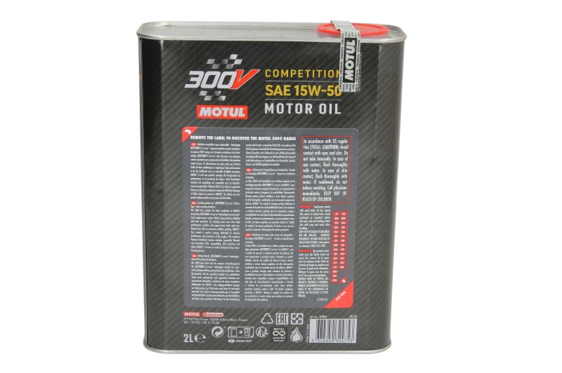 Ulei de motor Motul 300V Competition 15W50 2L - imagine 3