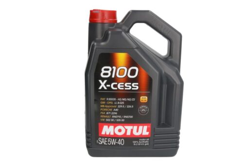 Ulei de motor Motul 8100 X-cess 5W40 ACEA A3,B4 5L