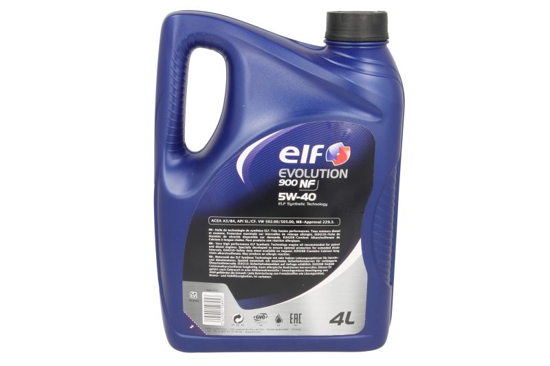 Ulei de motor ELF Evolution 900 STI 5W40 ACEA A3,B4 4L - imagine 2