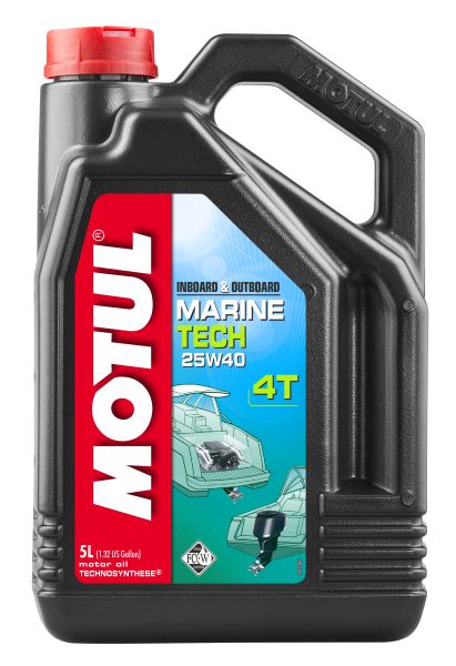 Ulei de motor Motul Marine tech 4T 25W40 AI SL 5L