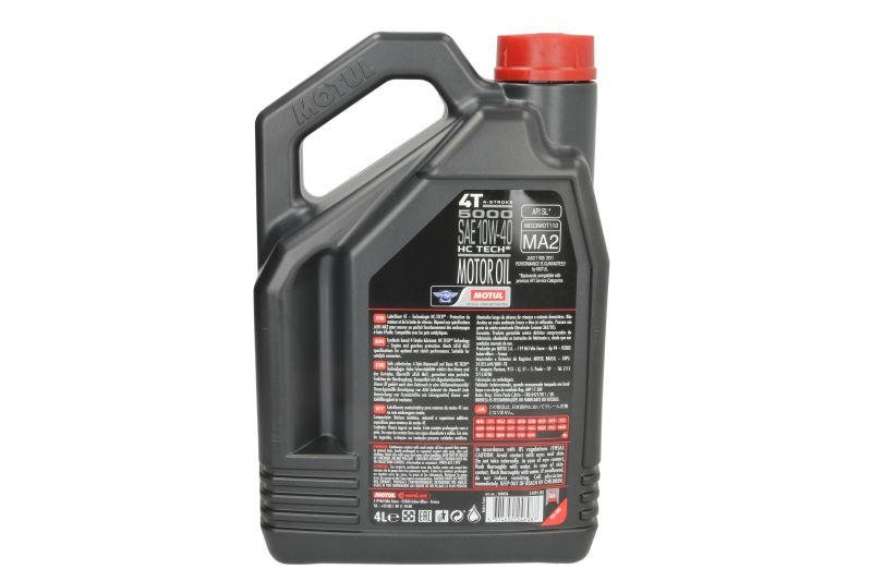 Ulei de motor Motul 4T 5000 10W40 API SL 4L - imagine 2