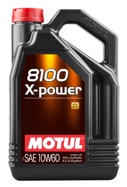 Ulei de motor Motul 8100 X-power 10W60 ACEA A3/B4 5L