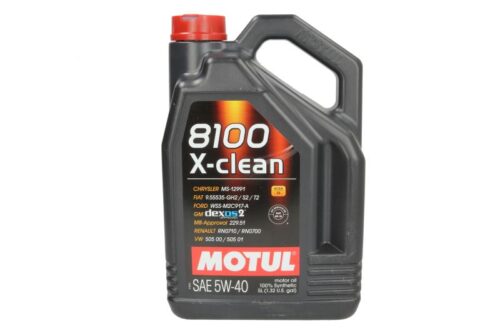 Ulei de motor Motul 8100 X-clean 5W40 ACEA C3 5L
