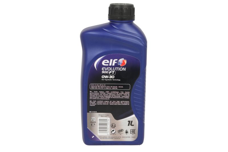 Ulei de motor Elf Evolution 900 FT 0W30 ACEA A3,B4 1L - imagine 2