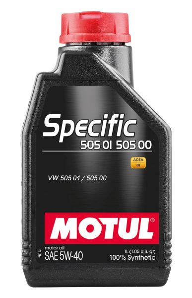 Ulei de motor Motul Specific VW 505.01, VW 505.00 5W40 C3 1L