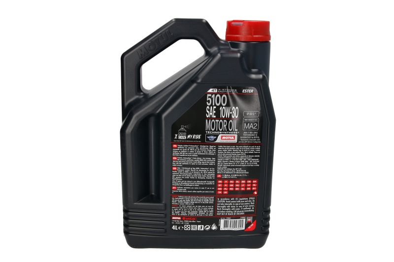 Ulei de motor Motul 5100 10W30 API SM 4L - imagine 2