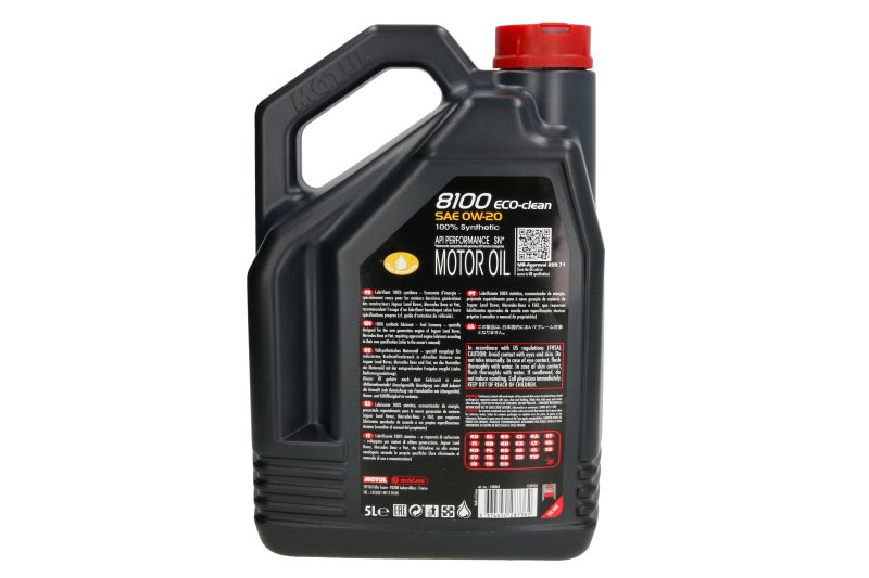 Ulei de motor Motul 8100 ECO-clean 0W20 ACEA C5,C6 5L - imagine 2