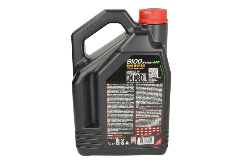 Ulei de motor Motul 8100 X-clean EFE 5W30 ACEA C2,C3 4L - imagine 2