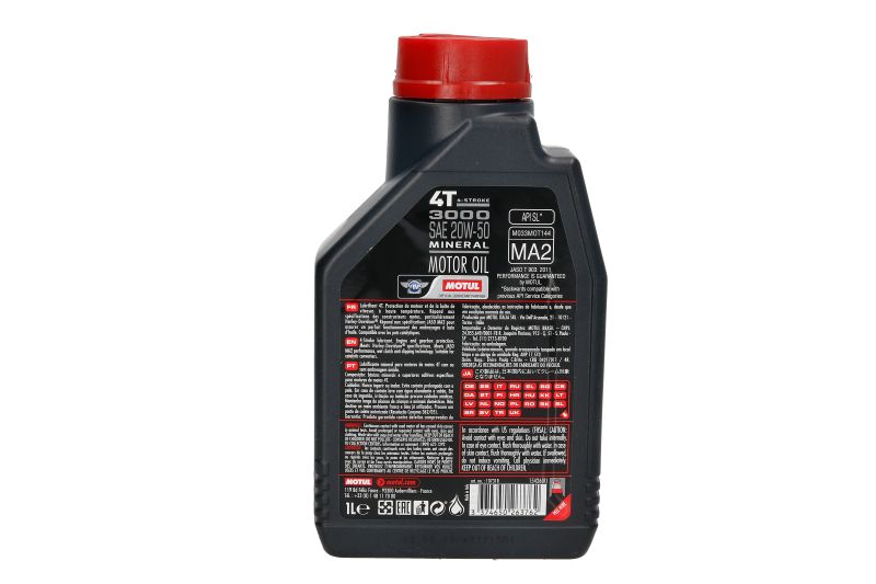 Ulei de motor Motul 4T 3000 20W50 API SJ 1L - imagine 2