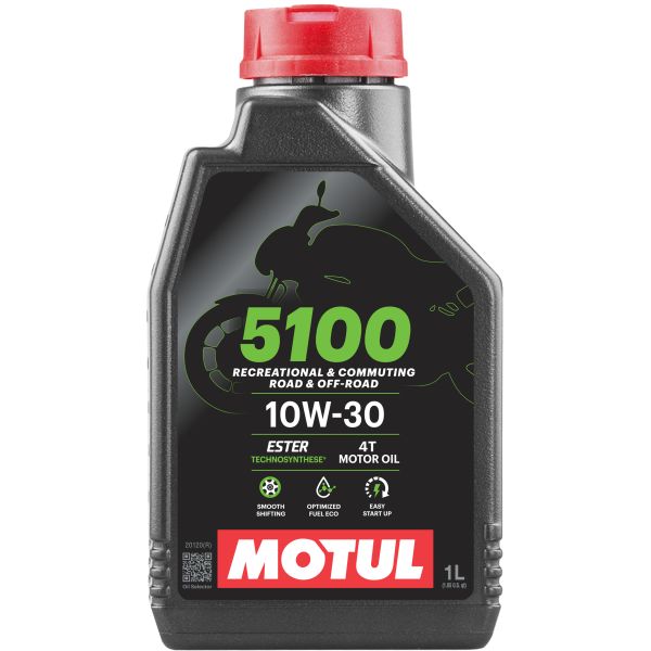 Ulei de motor Motul 5100 4T 10W30 API SM 1L - imagine 3