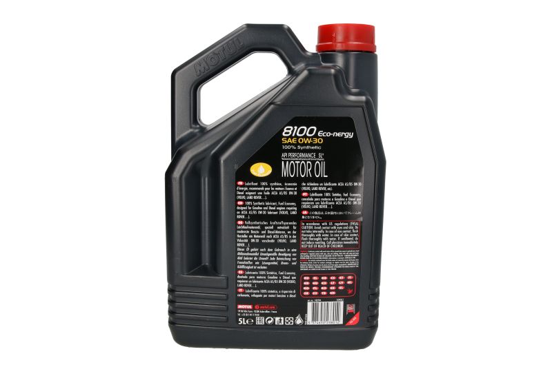 Ulei de motor Motul 8100 ECO-nergy 0w30 ACEA A5,B5 5L - imagine 2