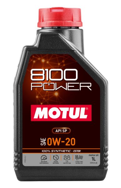 Ulei de motor Motul 8100 Power 0W20 API SP 1L