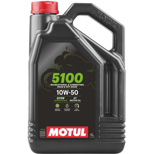 Ulei de motor Motul 5100 4T 10W50 API SM 4L - imagine 3