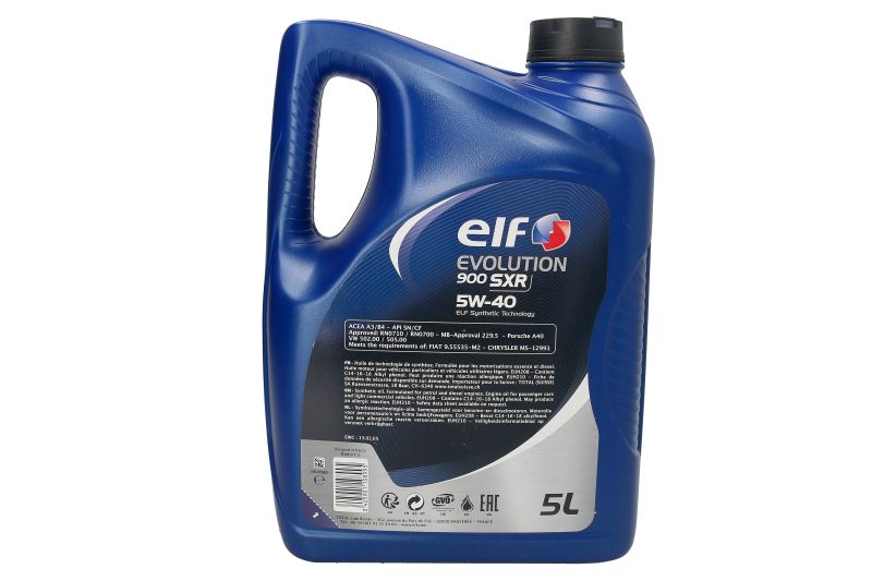 Ulei de motor ELF Evolution 900 SXR 5W40 ACEA A3,B4 5L - imagine 2