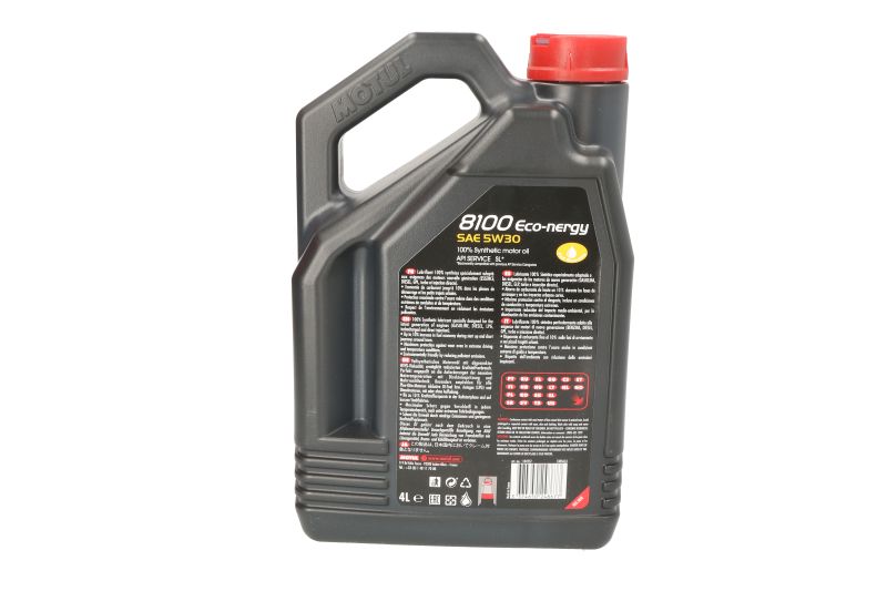 Ulei de motor Motul 8100 ECO-nergy 5W30 ACEA A5/B5 4L - imagine 2