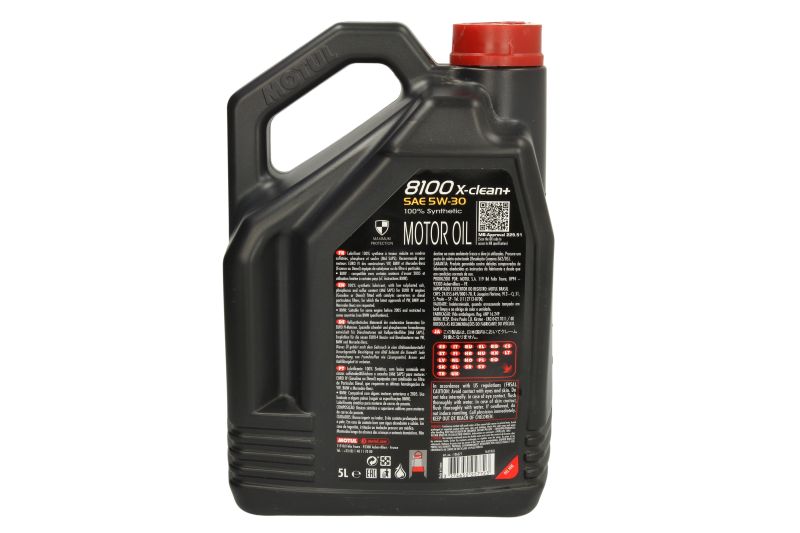 Ulei de motor Motul 8100 X-clean 5W30 C3 5L - imagine 2