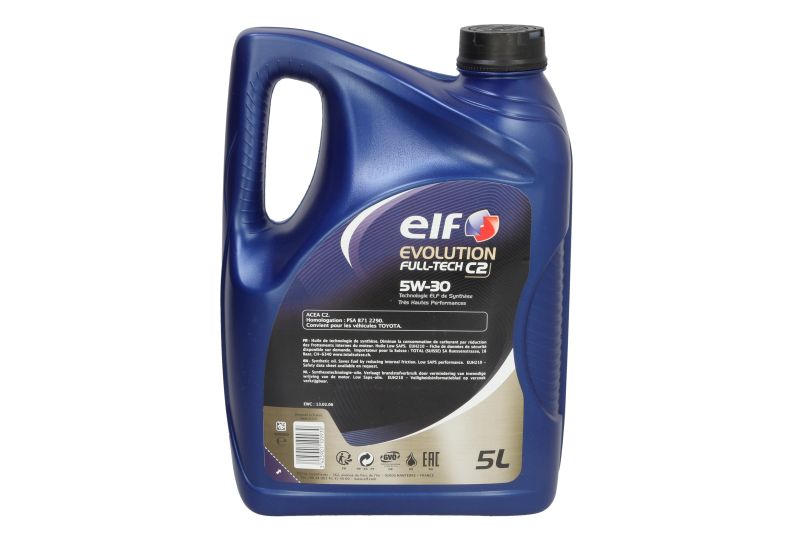 Ulei de motor Elf Evolution Full-tech 5W30 C2 5L - imagine 2