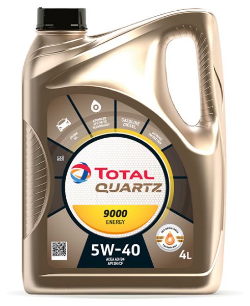 Ulei de motor Total Quartz 9000 Energy 5W40 ACEA A3/B4 4L