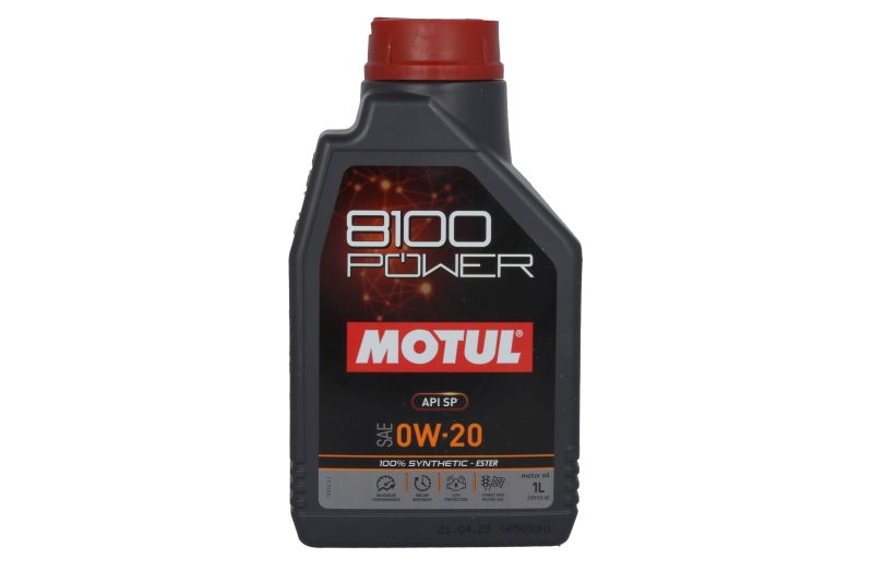 Ulei de motor Motul 8100 Power 0W20 API SP 1L - imagine 2