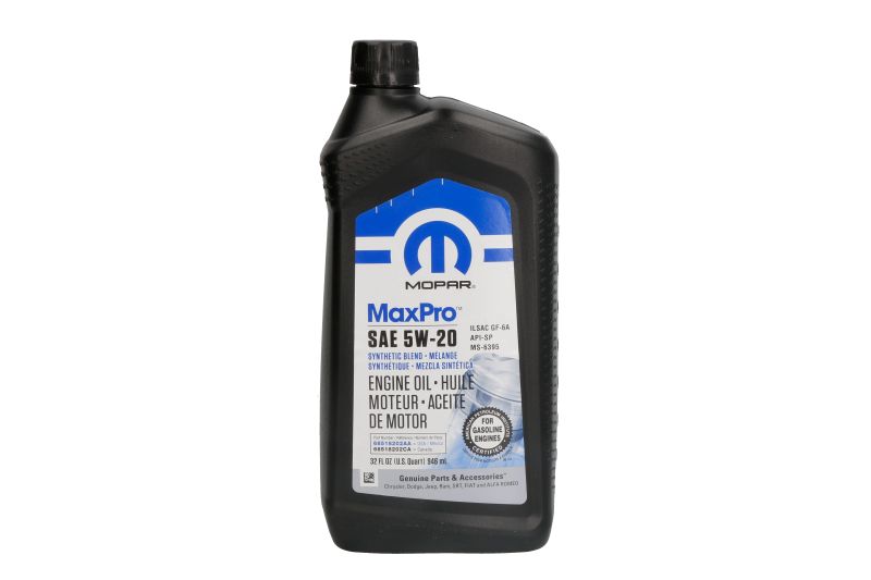 Ulei de motor Mopar MaxPro 5W20 ACEA B1 0.946L