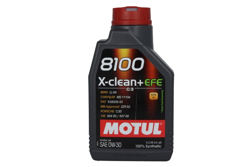 Ulei de motor Motul 8100 X-clean EFE 0W30 C3 1L - imagine 2