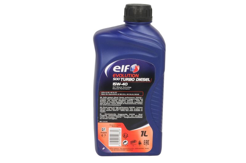 Ulei de motor Elf Evolution 500 Turbo Diesel 15W40 ACEA A3,B3 1L - imagine 2