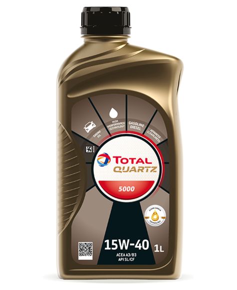 Ulei de motor Total Quartz 5000 15W40 ACEA A3,B3 1L