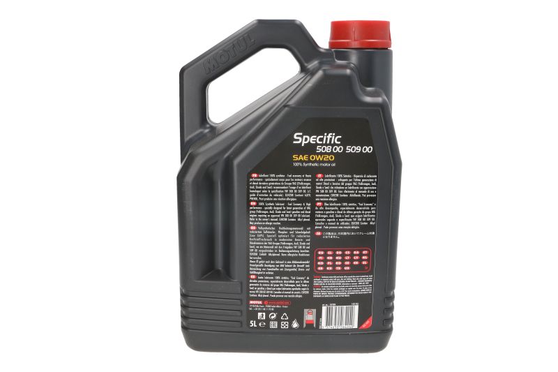 Ulei de motor Motul Specific VW 508.00, VW 509.00 0W20 C5 5L - imagine 2