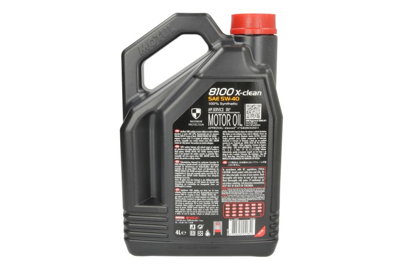 Ulei de motor Motul 8100 X-clean 5W40 C3 4L - imagine 2