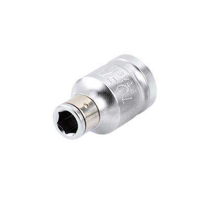 Suport tubular pentru bit insurubare TOPTUL FTAB1612, antrenor 1/2 inch, deschidere cheie 10 mm, lungime 38 mm, satinat