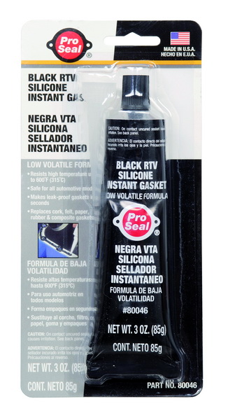 Silicon de etansare , tub 85g, negru, -62/260°C Pro-Seal