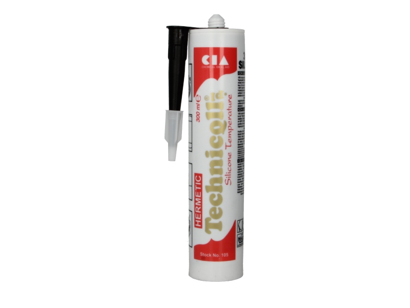 Silicon de etansare, tub 300 ml, negru, 60/300 °C