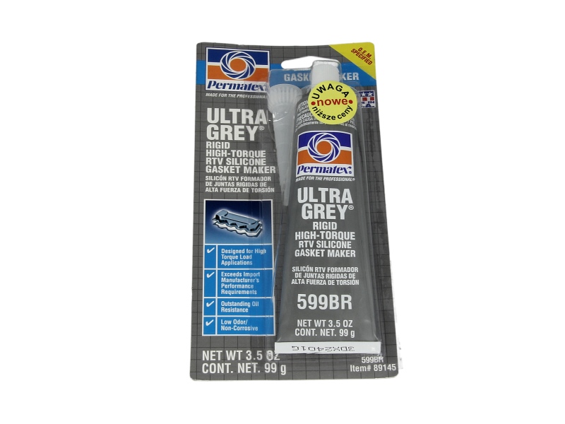Silicon de etansare, tub 80 ml, gri, 54/329°C,