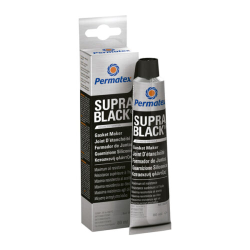 Silicon de etansare, tub 80 ml, negru, -54/260°C