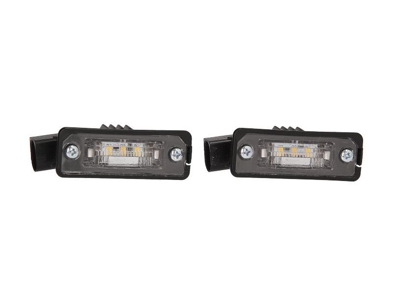 Set lampa Led numar inmatriculare Seat Altea, Altea Xl, Exeo, Ibiza IV 6j, Leon 1p, Toledo III 5p, Skoda Superb II, Vw Eos, Golf V, Passat B6, Phaeton, Polo V 6c, Polo V 6r 2002-2017
