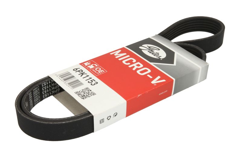 Curea transmisie cu caneluri 6PK1153 GATES