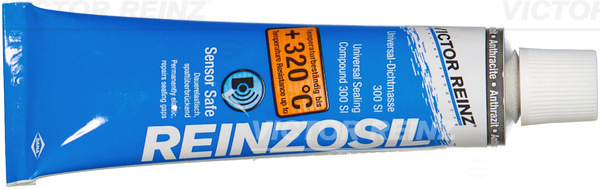 Silicon de etansare, tub 70 ml, antracit, -50/300,