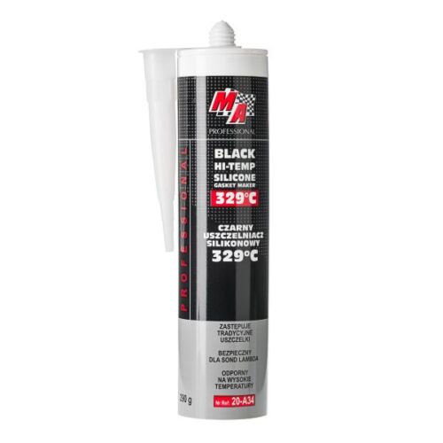 Silicon de etansare, tub 290 g, negru, -54/329°C