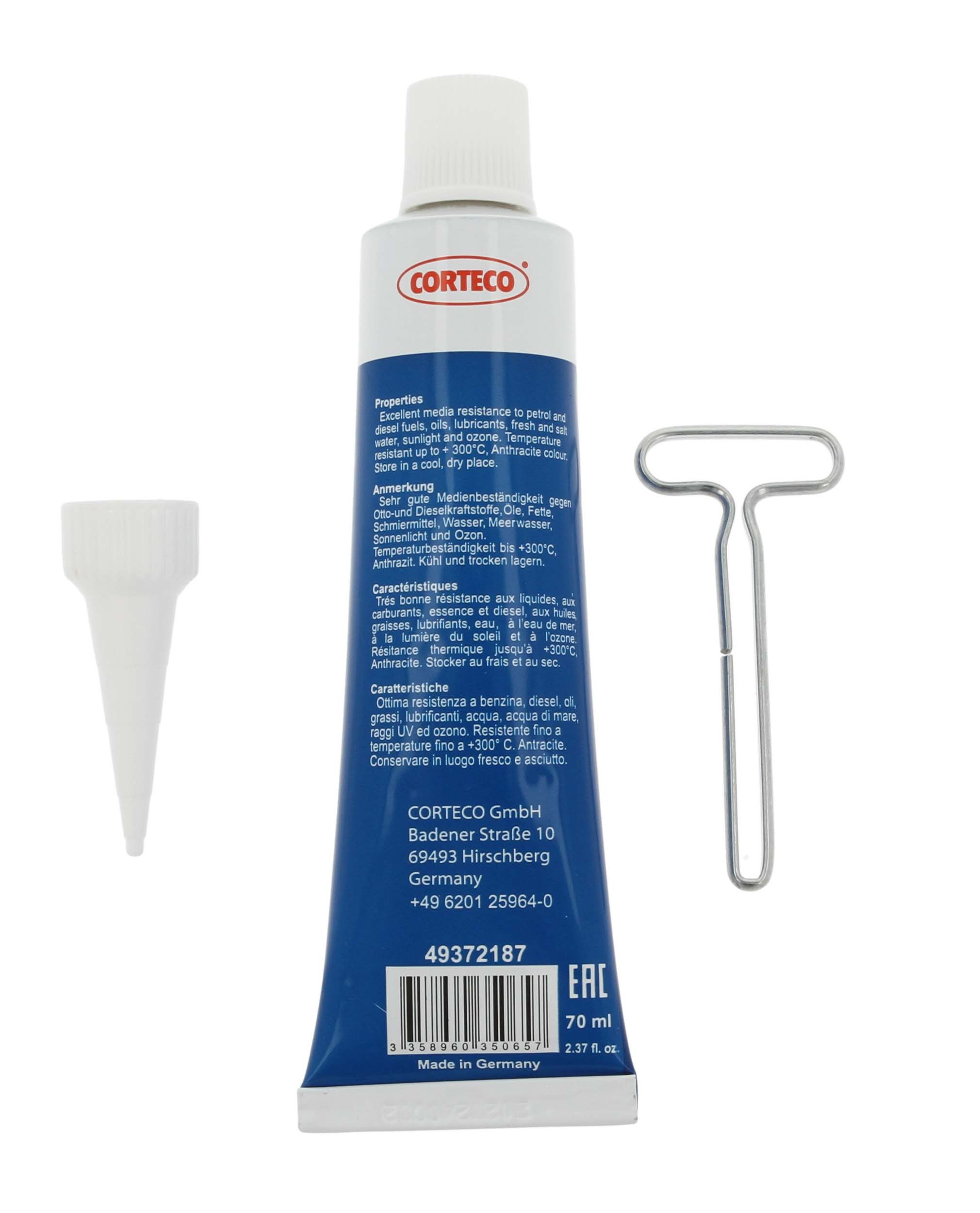 Silicon de etansare, tub 70 ml, antracit, 300/-70°C - imagine 2