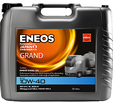 Ulei motor camion ENEOS GRAND 10W40 E.G10W40/20, volum 20 litri, sintetic
