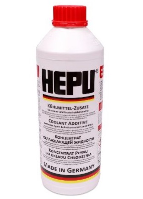 Antigel HEPU P999 G12, volum 1.5 litri, rosu, concentrat