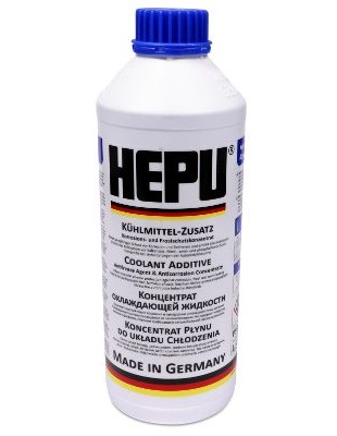 Antigel HEPU P999 G11, volum 1.5 litri, albastru, concentrat